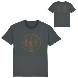 A State's Embrace Grey T-Shirt Bohemian freedom Sporty Comfort