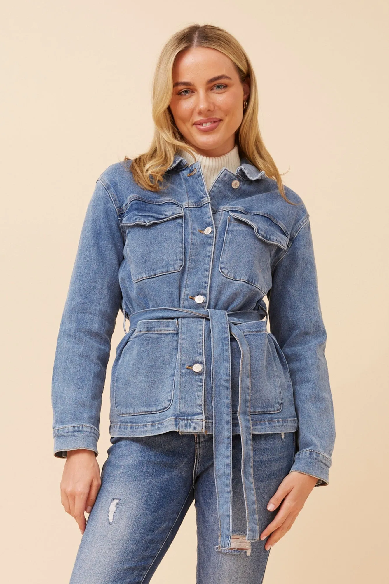 EDITA DENIM JACKET Temperature Adaptive