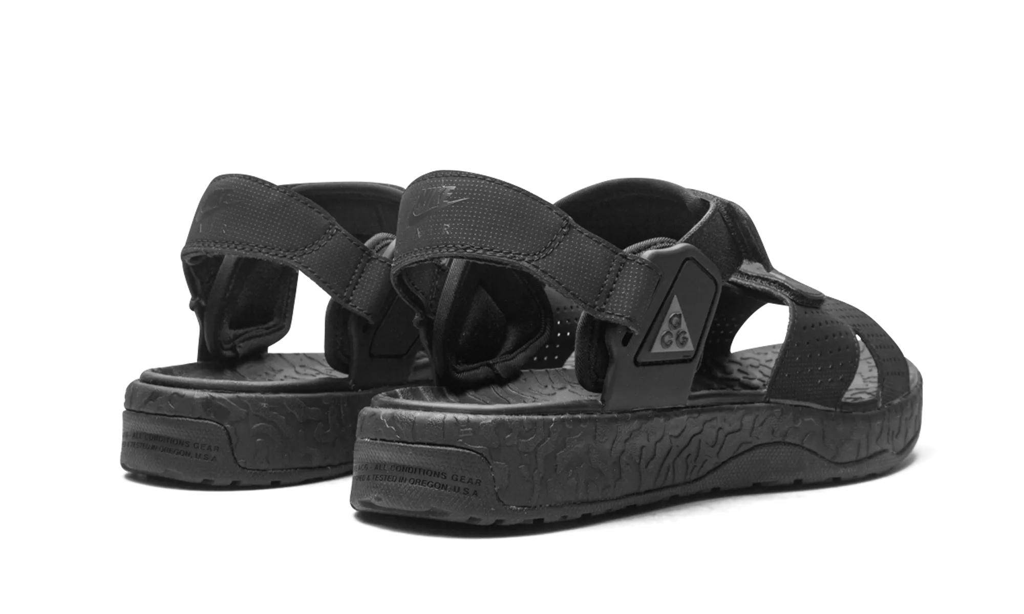 running backpacks spring running shoe ambience ACG AIR DESCHUTZ "TRIPLE BLACK"