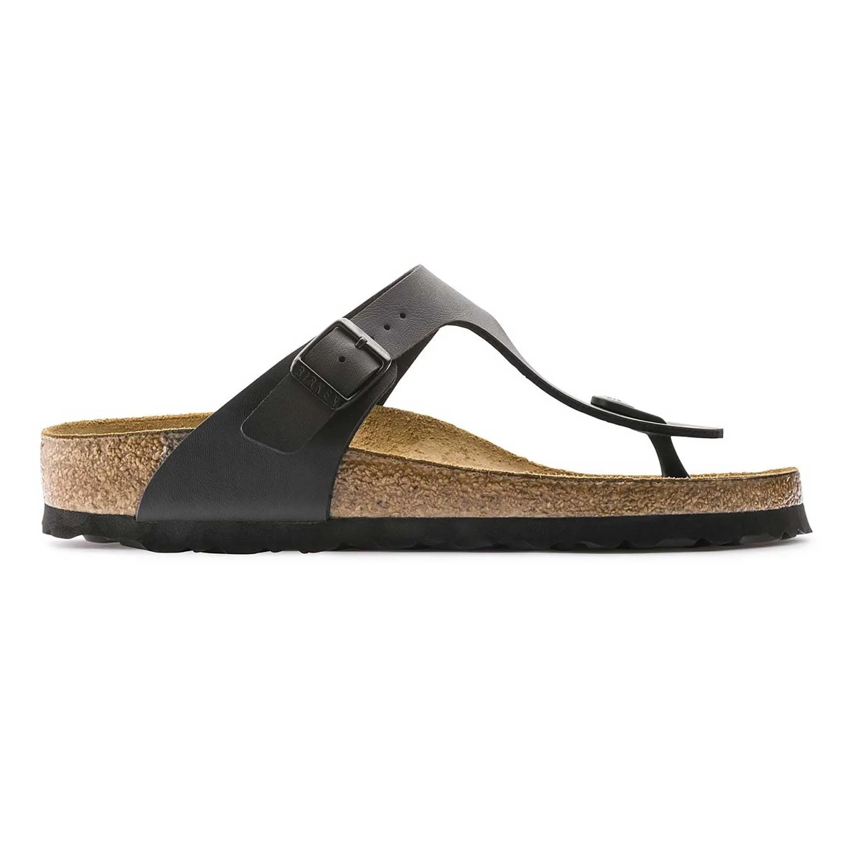 Air Mesh Birkenstock Women's Gizeh Black Birko-Flor