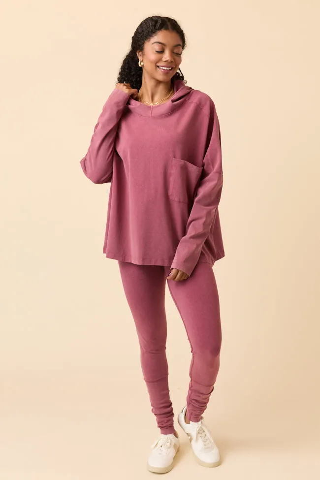 Focus Mood Lexi Claret Oversized Hoodie Set Emily Fauver X Pink Lily