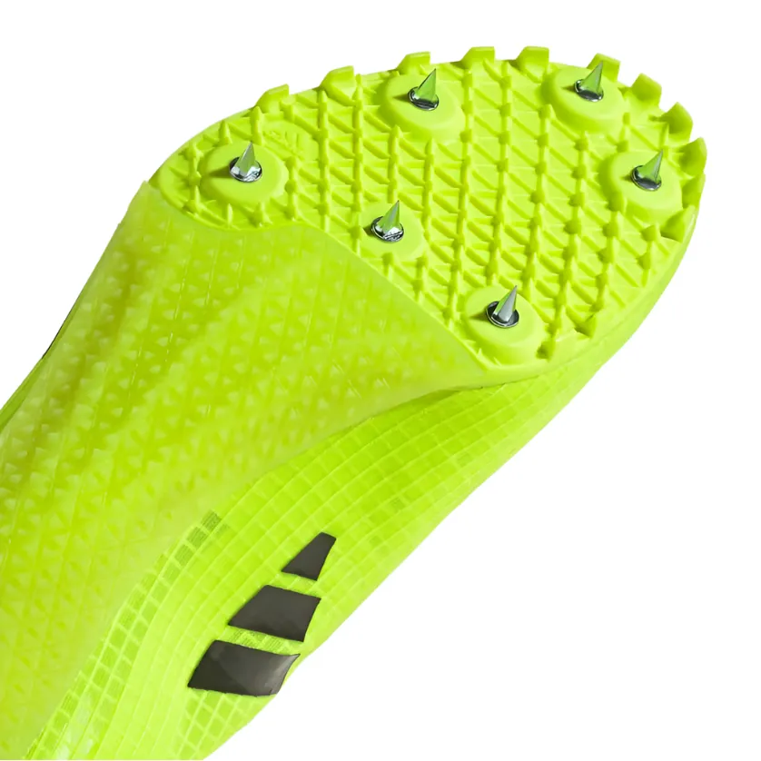 Adidas Mens Running Spike Sprintstar Lucid Lemon/Arctic Night/Core Black Seam Free Construction