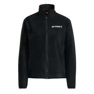 Adidas Terrex Womens Multi Essentials Full-Zip Fleece Jacket Black Sport Gear Effortless Layer