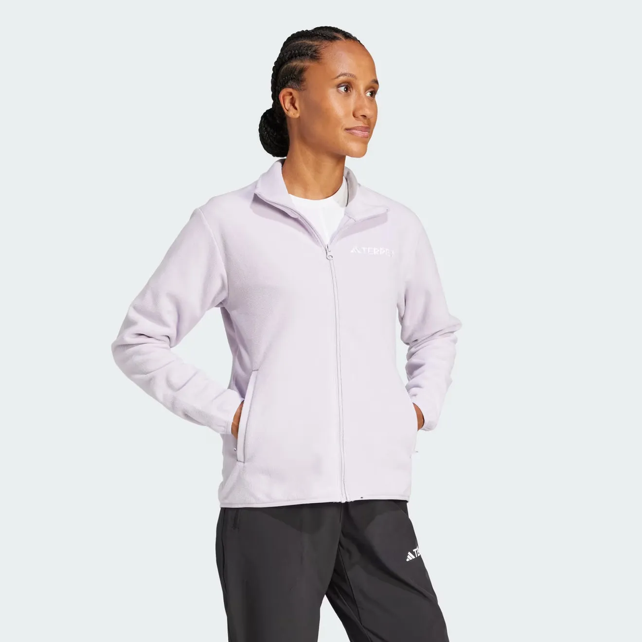 Everyday Use Adidas Terrex Womens Multi Essentials Full-Zip Fleece Jacket Sildaw
