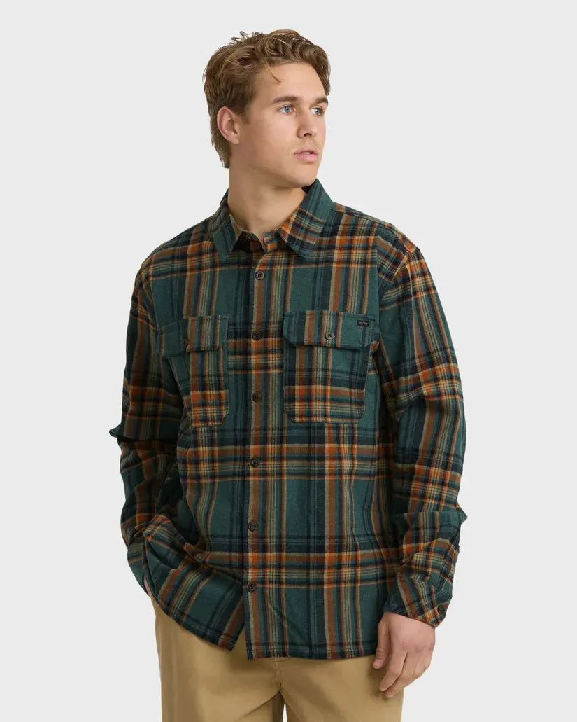 Leisure Casual Comfy Design Billabong Mens Shirt Offshore Flannel