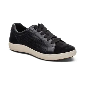 Aetrex Courtney Casual Black CA100 All Day Comfort Engineering Seamless Fit Work Commute