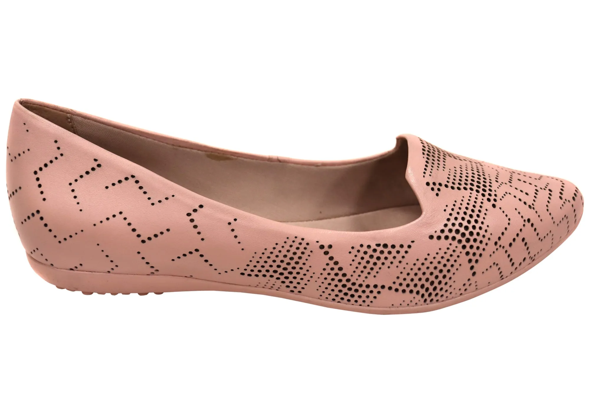 Bottero Auria Womens Comfortable Leather Shoes Made In Brazil Basic Design