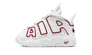 Air More Uptempo Qs TD "WHITE VARSITY RED" running in windy weather shoes healthy