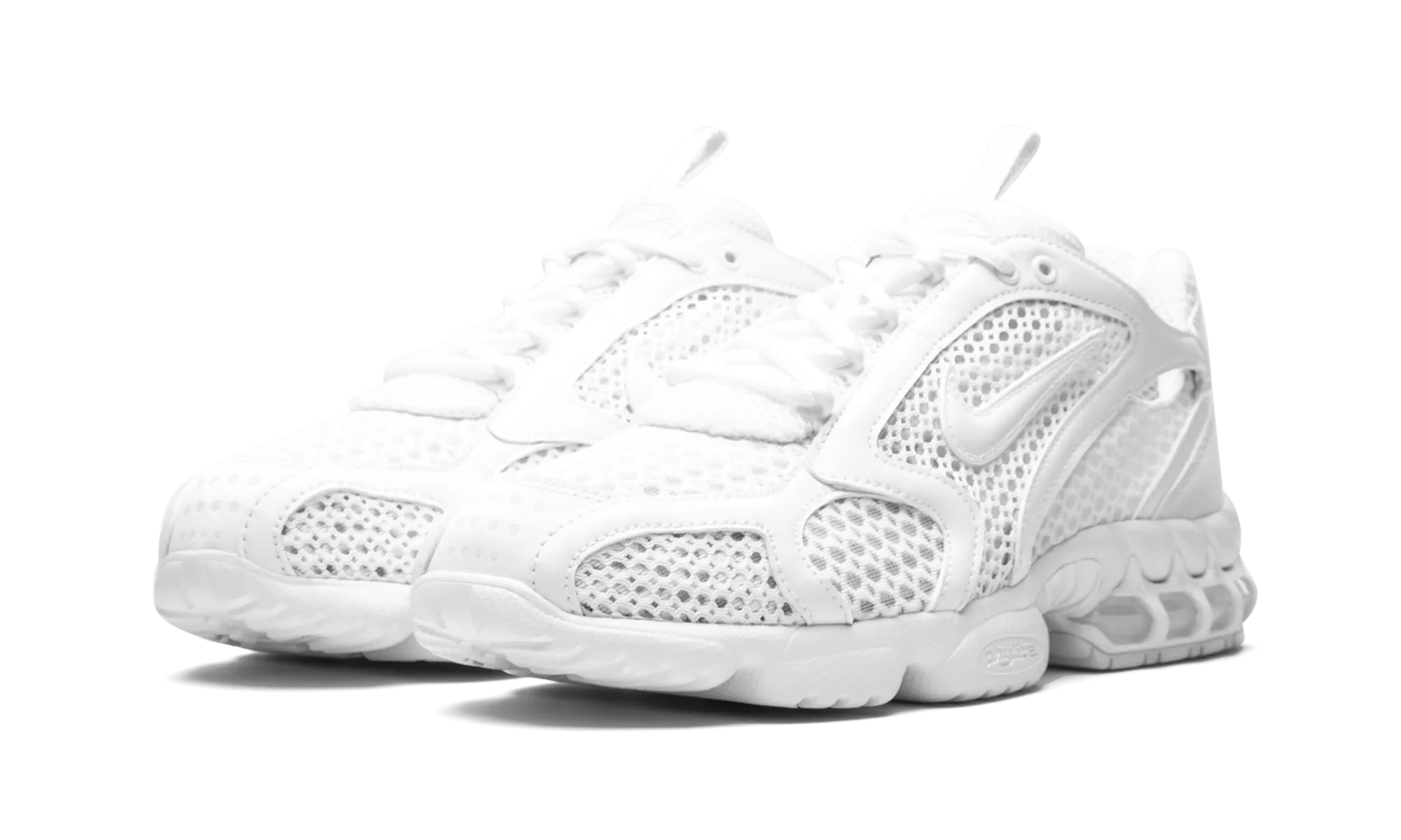 Flex Grooves Design Air Zoom Spiridon Cage 2 "Triple White"