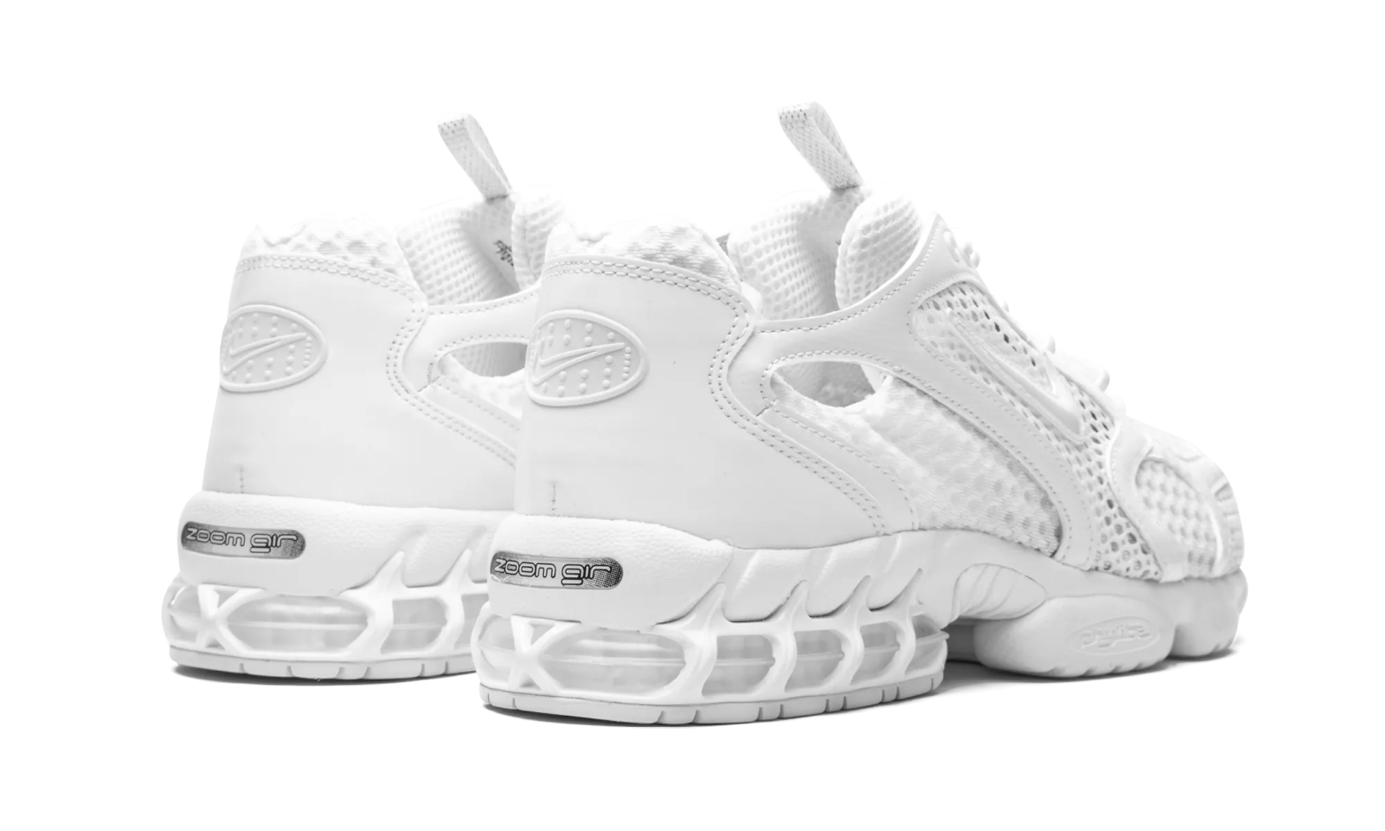 solo running Air Zoom Spiridon Cage 2 "Triple White"