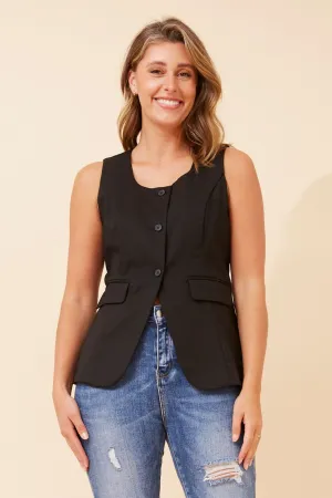 DAYITA SOLID VEST Stylish Chill Piece