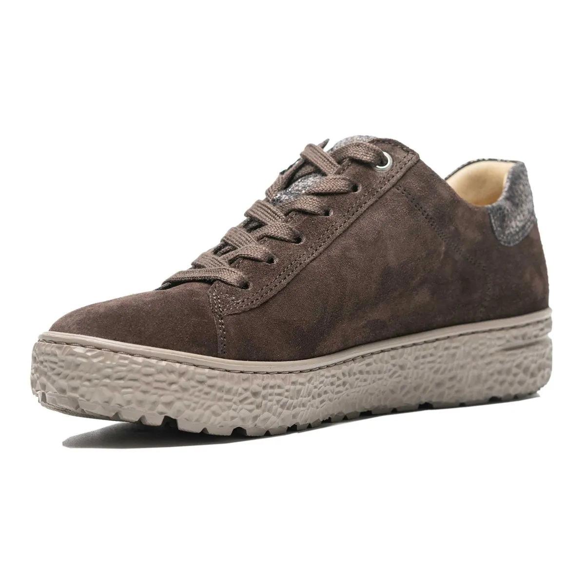 Padded Tongue All Daywear Hartjes Women's Phil Dark Brown/Ant Gold