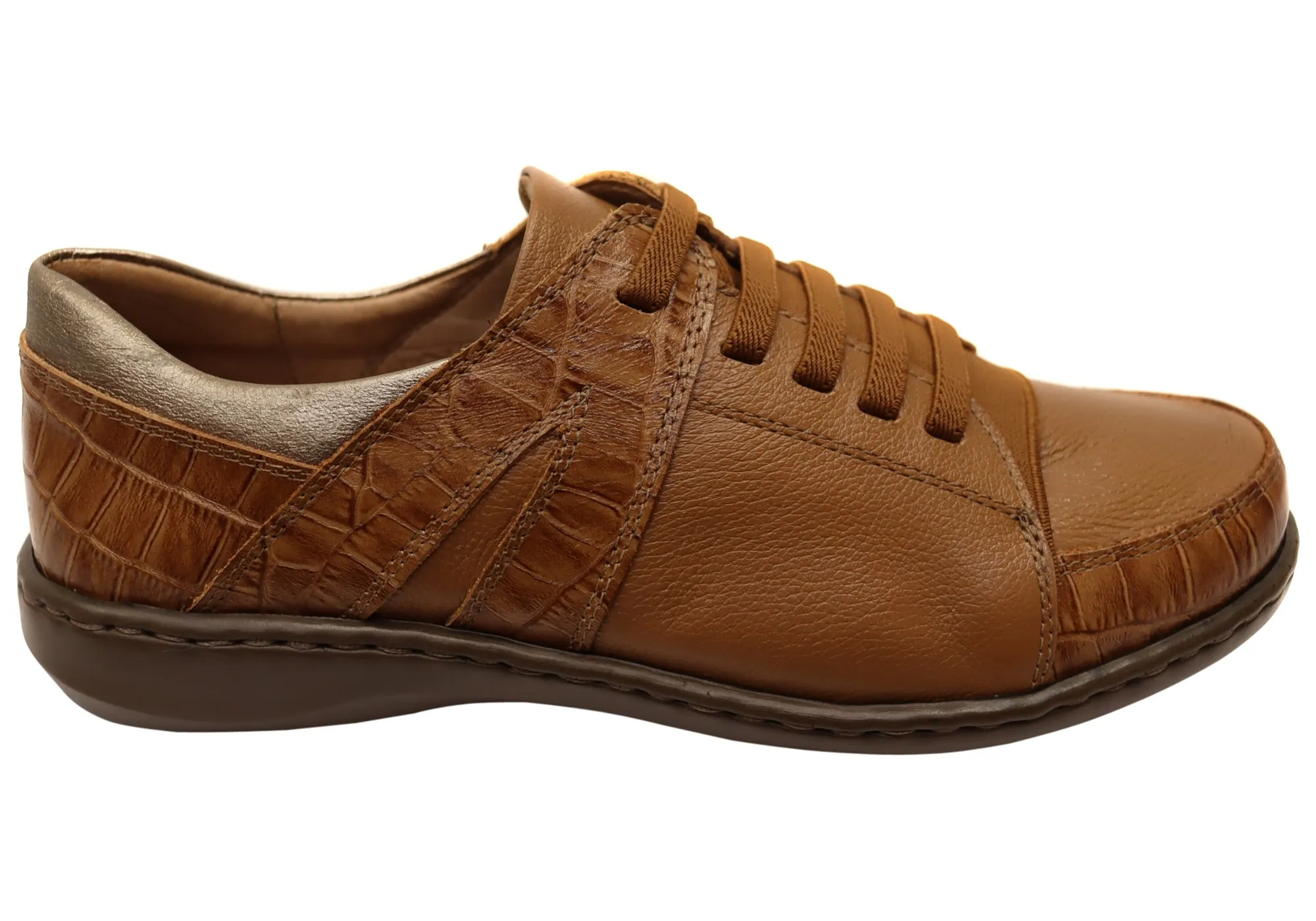 Opananken Valley Womens Comfortable Brazilian Leather Shoes No Laces Chill Mood