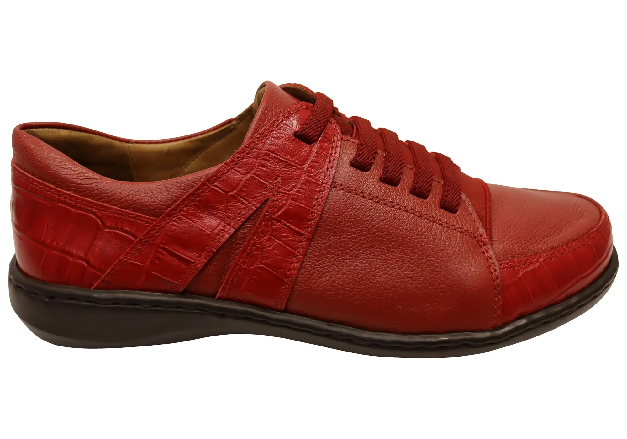 Opananken Valley Womens Comfortable Brazilian Leather Shoes Smooth glide Smooth Surface