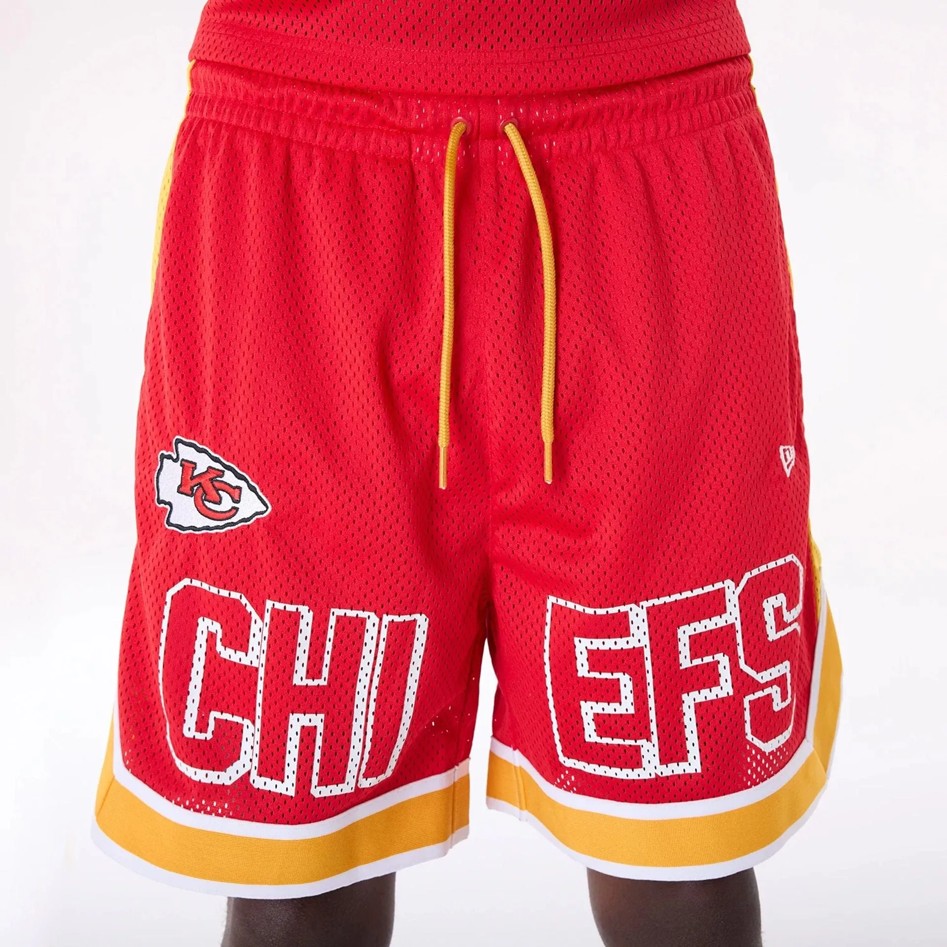 Kansas City Chiefs NFL Mesh Red Shorts Hot Day Multi Pocket Design
