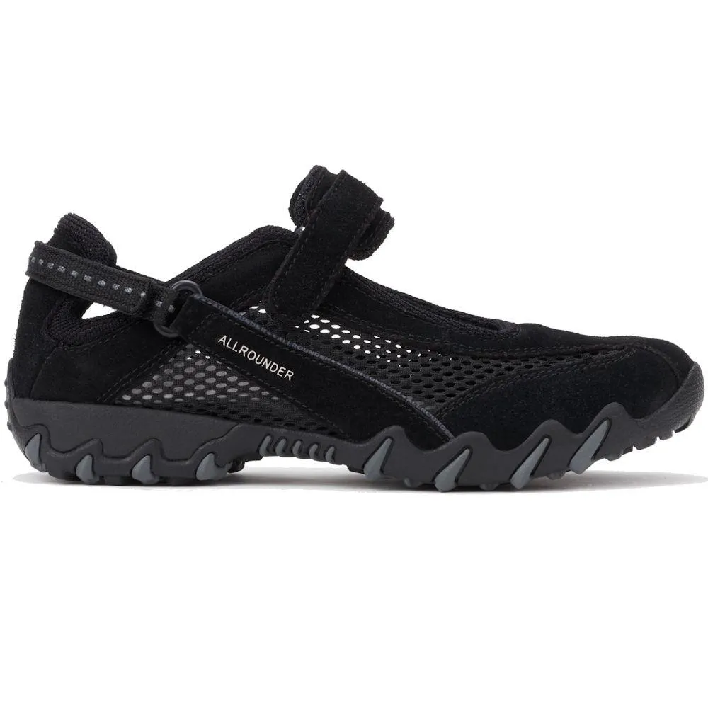 Vine Path Block Hike Allrounder Women's Niro Black Suede/Mesh
