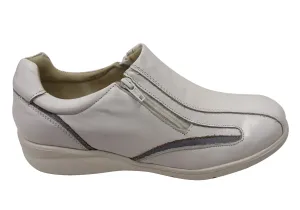 Mironneli Edith Womens Comfortable Brazilian Leather Shoes Breath Tech Urban Cool