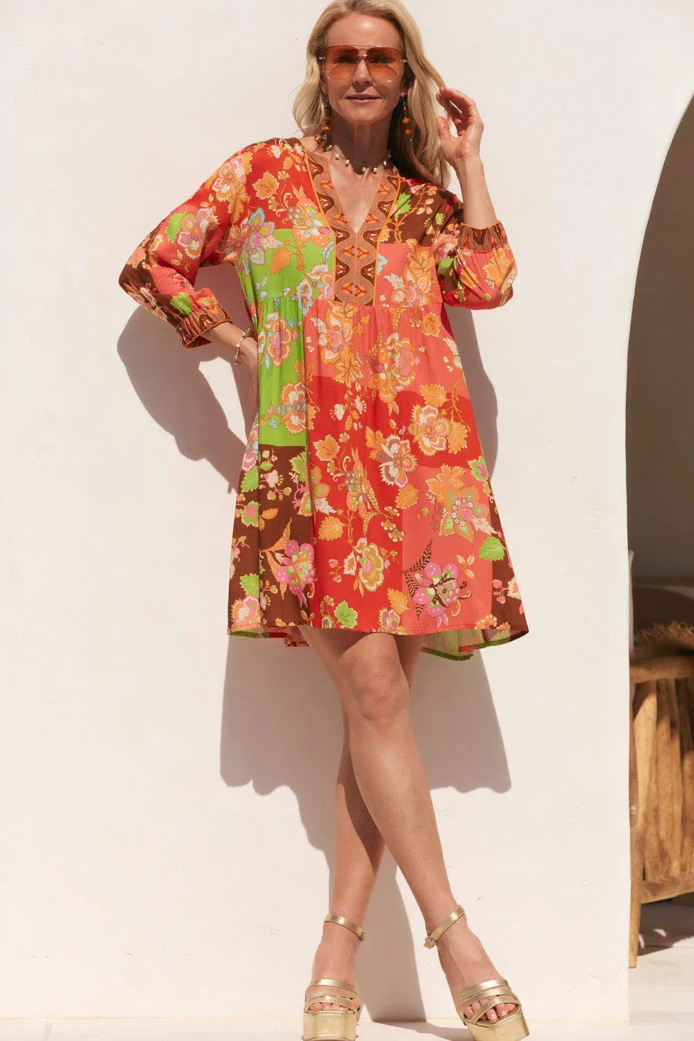 Scout Tiered Dress in Petra Formal Style