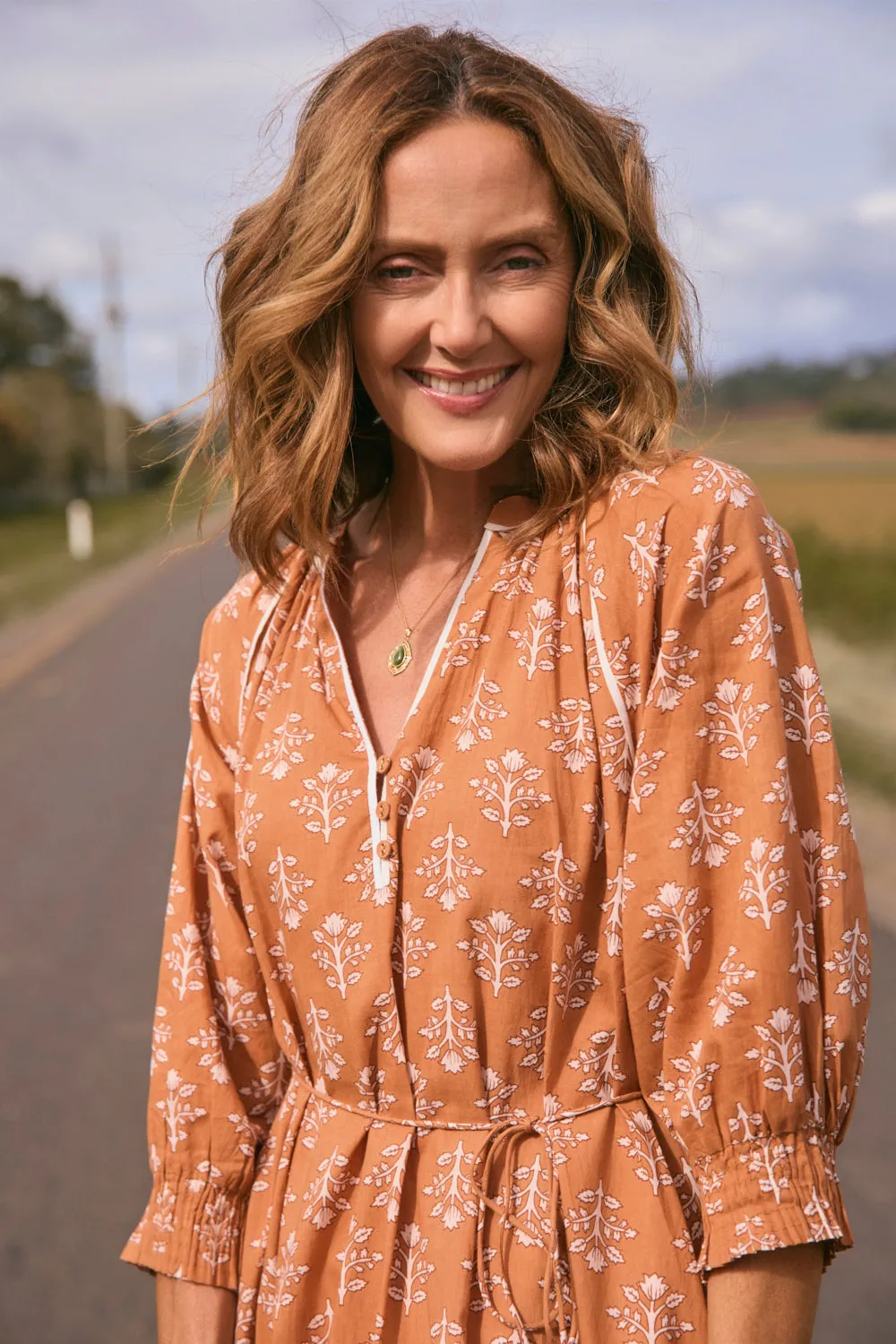 Romantic-Style Robin Tunic Dress in Millefiori