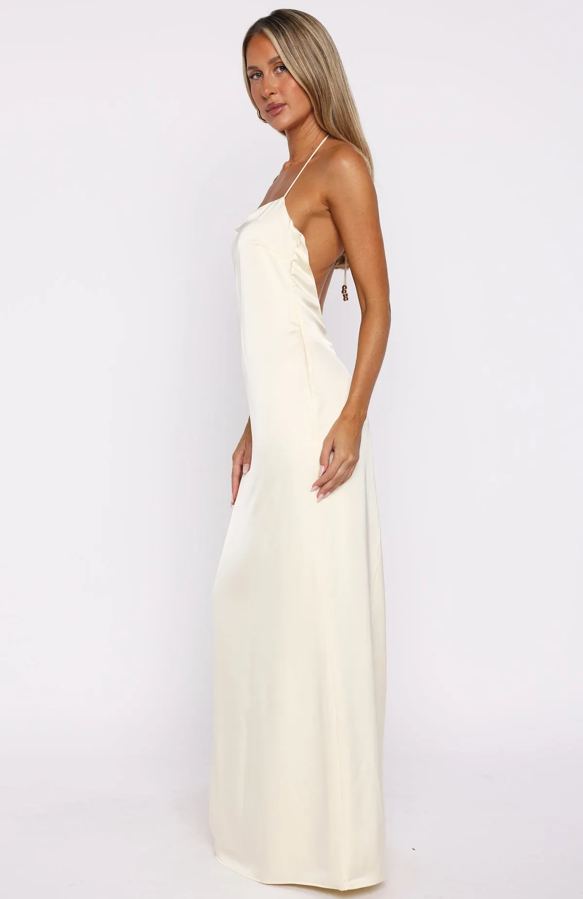 Trendy Wearable Subtle design Amore Maxi Dress Lemon