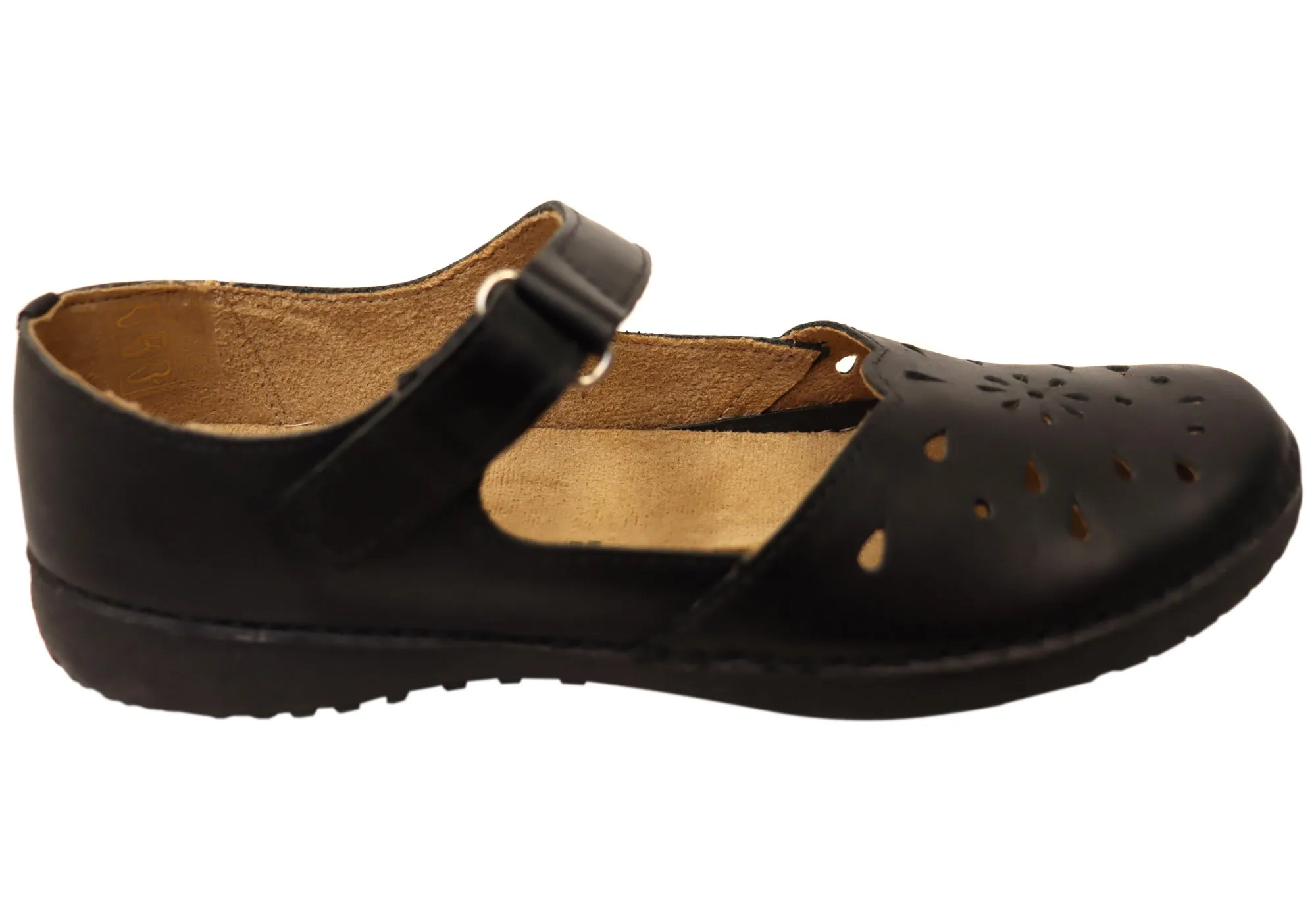 Andacco Dorita Womens Comfortable Leather Shoes Made In Brazil Steady Stride