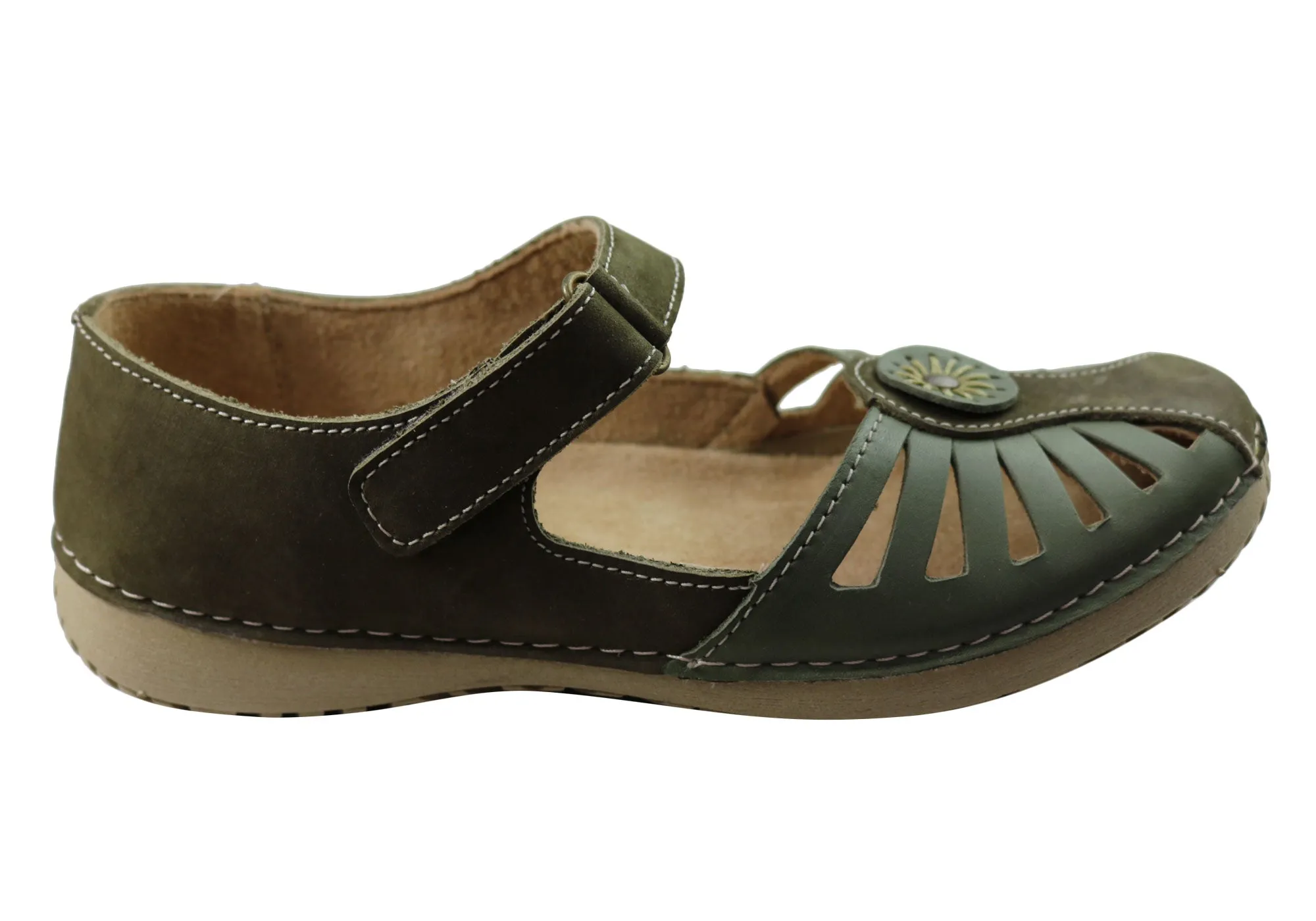 Andacco Quartz Womens Comfortable Leather Shoes Made In Brazil Pure Flex