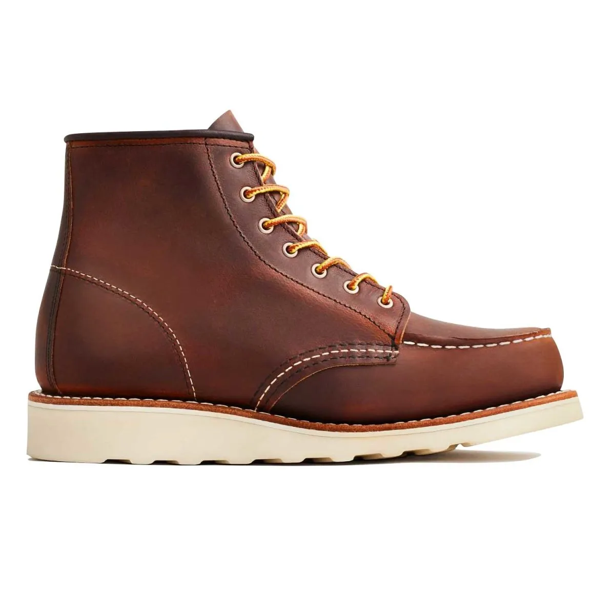 Flat Grip Everyday Routine Red Wing Women's 6-Inch Classic Moc 3428 Copper
