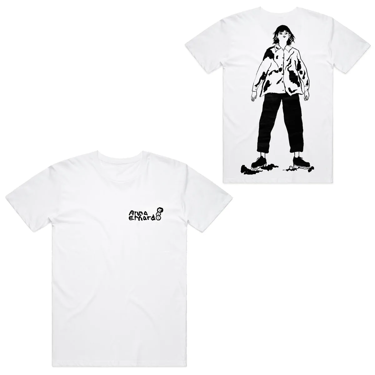 Travel Ready Anna Erhard Logo T-Shirt w/ Backprint