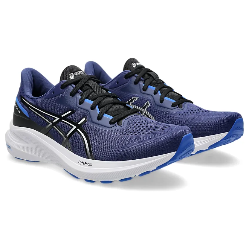 Asics Mens Trainer GT-1000 13 Indigo Blue/White hand - washable shoes Neutral Stride Adaptor