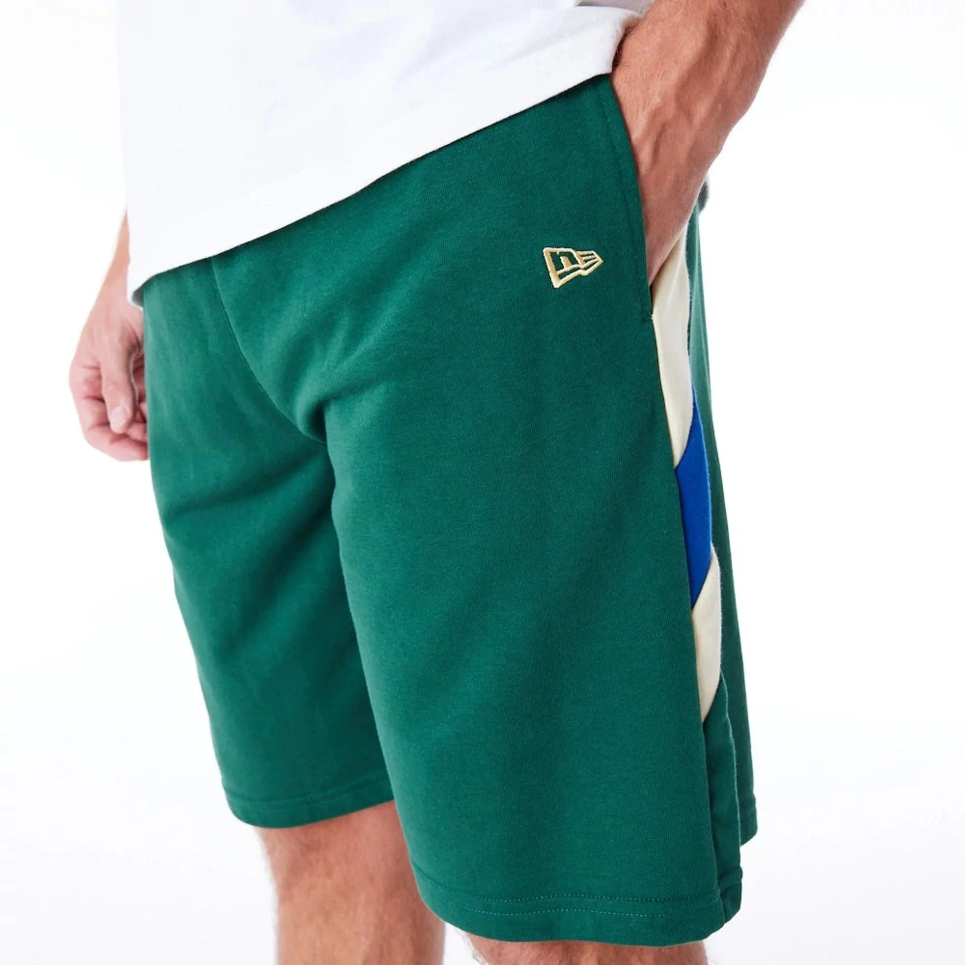 Stay Fresh Milwaukee Bucks NBA Panel Dark Green Oversized Shorts