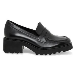 Ara Women's Prism Platform Penny Black Calf Leather Smooth Move