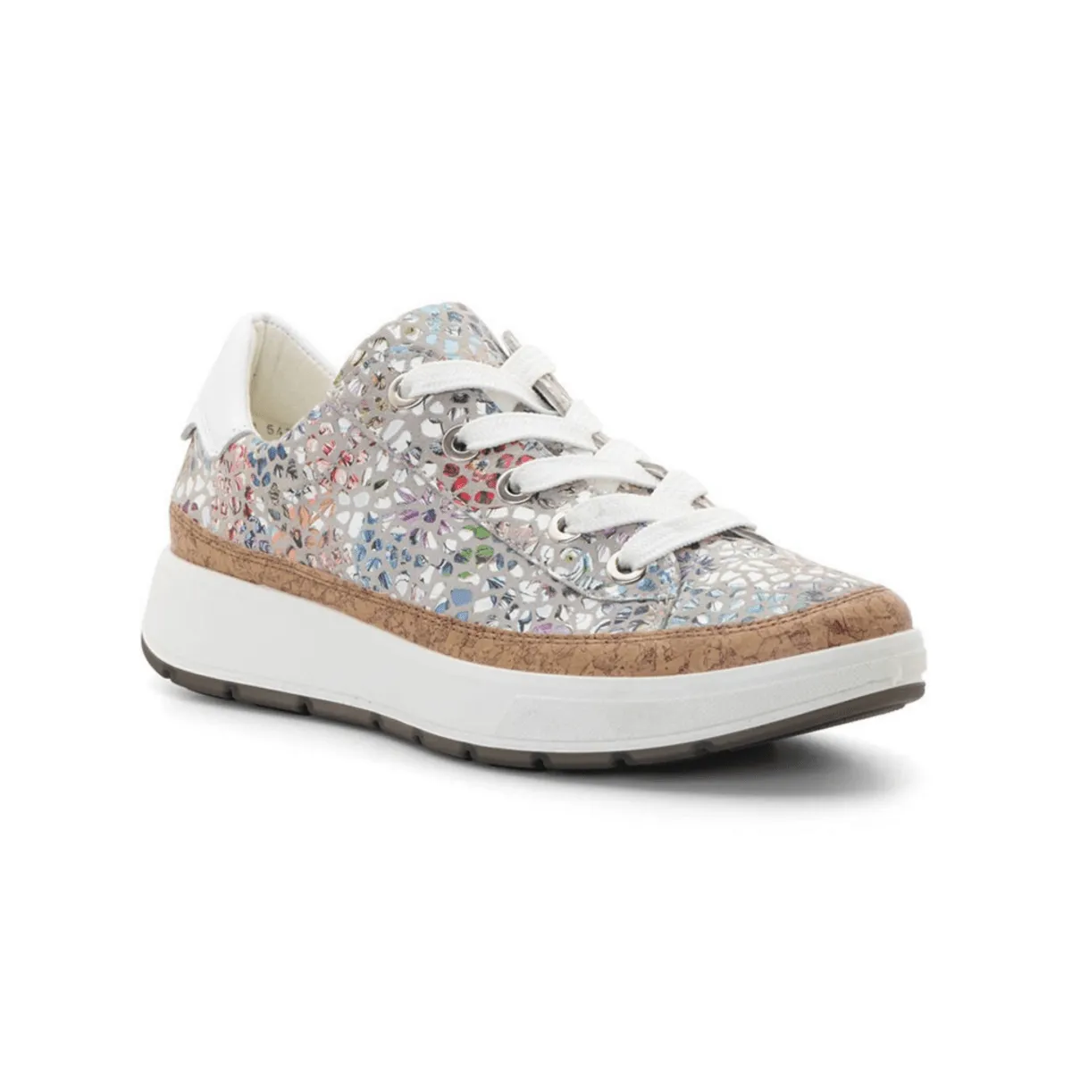 Mid Top Design Sporty Edge Ara Women's Rem Natural Multi