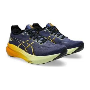 Asics Mens Trainer Gel-Kayano 31 Indigo Blue/Gunmetal Airflow Vents physical health running shoe advantage