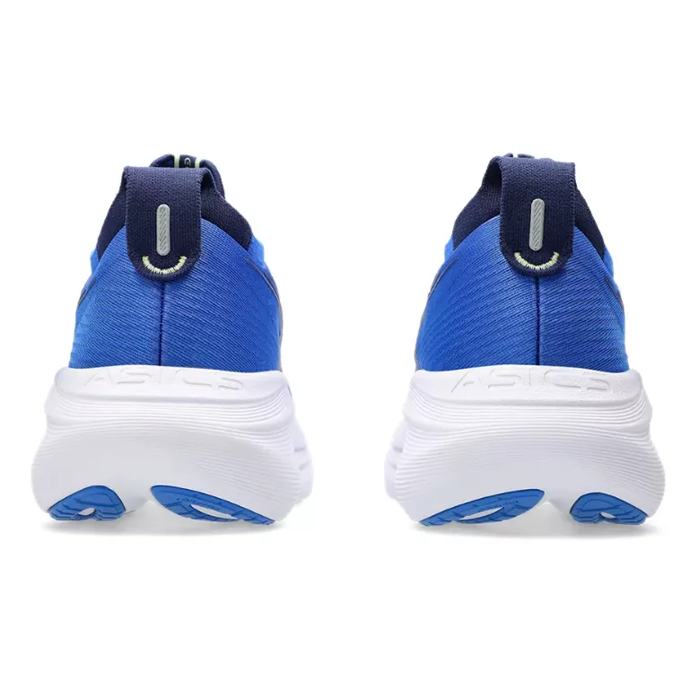 Open Toe Design Hydrolock Water Resistance Asics Mens Trainer Gel-Nimbus 27 Illusion Blue/Indigo Blue