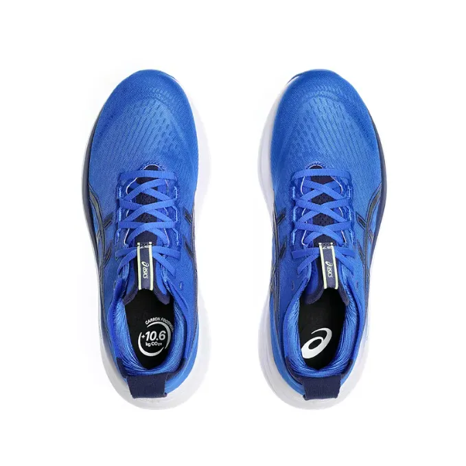 heel - stabilizing shoes Asics Mens Trainer Gel-Nimbus 27 Illusion Blue/Indigo Blue