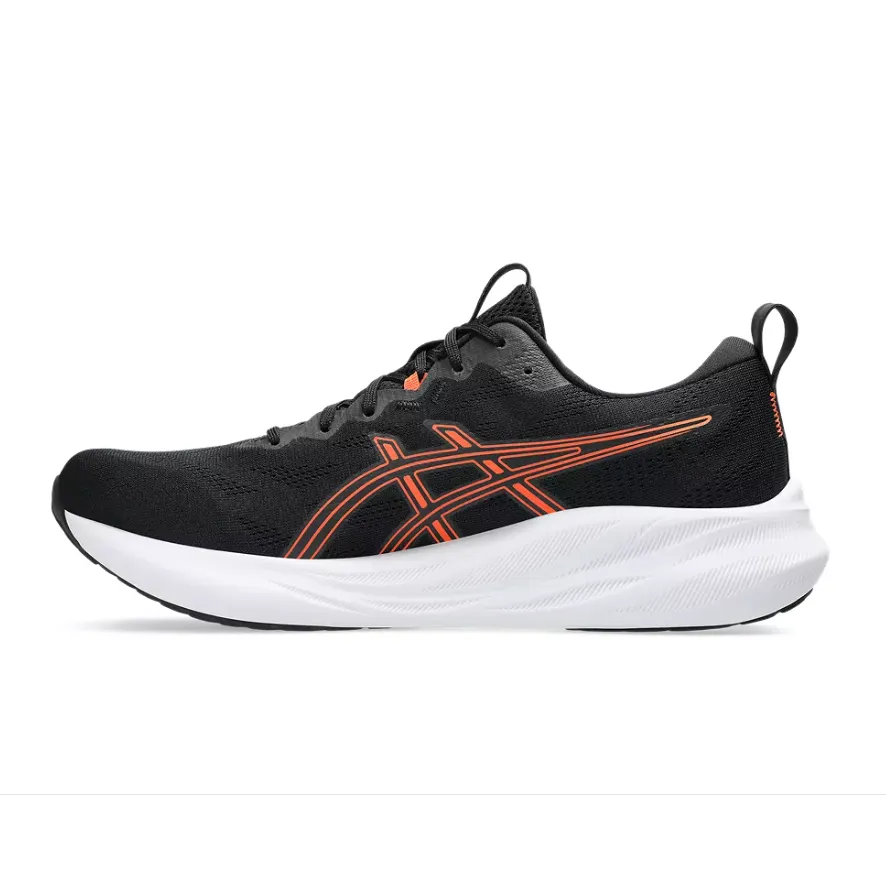 futuristic shoes Responsive Heel Cup Asics Mens Trainer Gel-Pulse 16 Black/Nova Orange