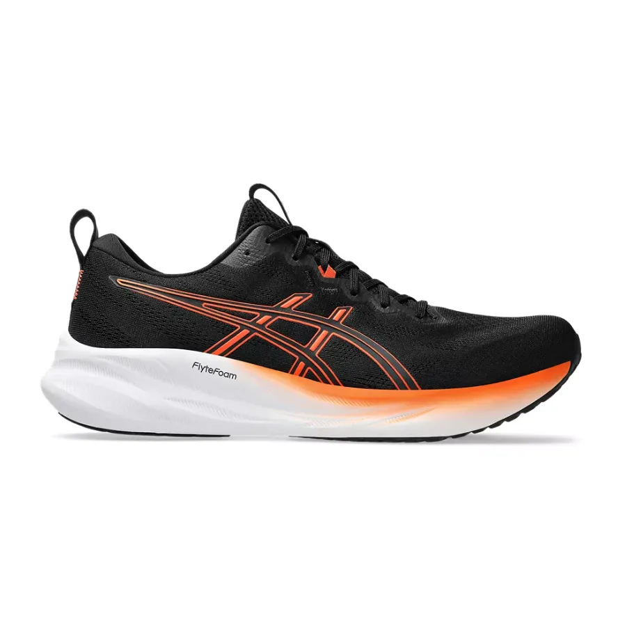 Hygroscopic Insole Material Odor Resistant Asics Mens Trainer Gel-Pulse 16 Black/Nova Orange