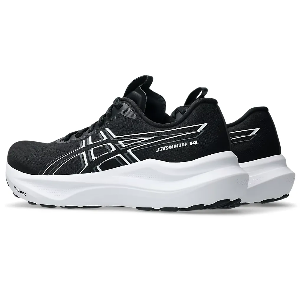Hygroscopic Knit Asics Mens Trainer GT-2000 14 Black/White