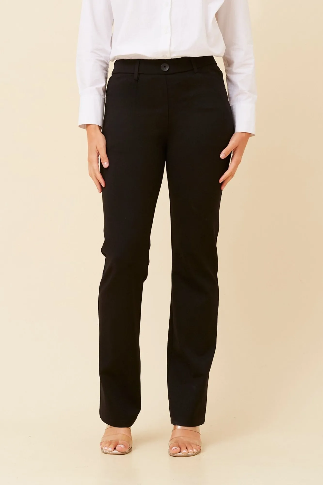 Comfy Texture AZARIAH STRAIGHT LEG PANTS