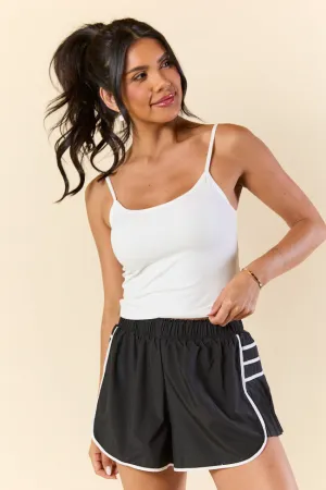 Fashionable Look Diamond Soul Ballet Bliss White Soft Knit Jersey Camisole