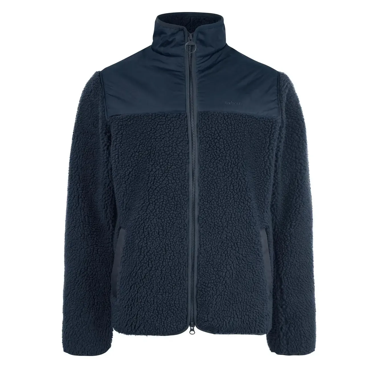 Barbour Hobson Fleece Jacket Navy Daily Routine Seasonal Wear