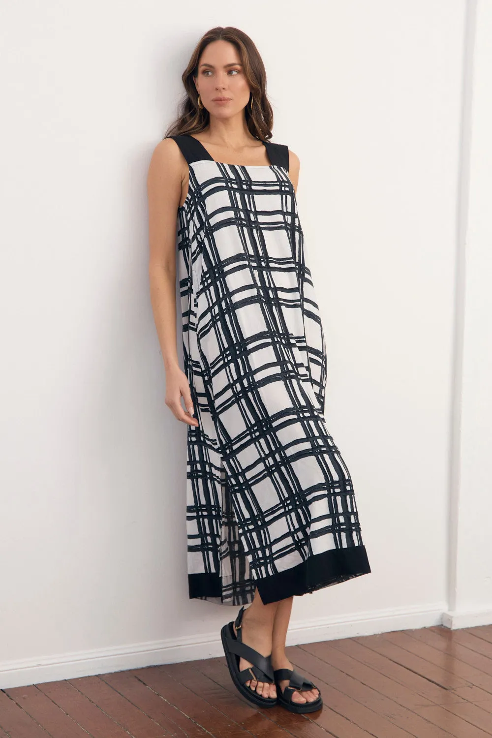 Casual Days Bec Sundress in Check It Out