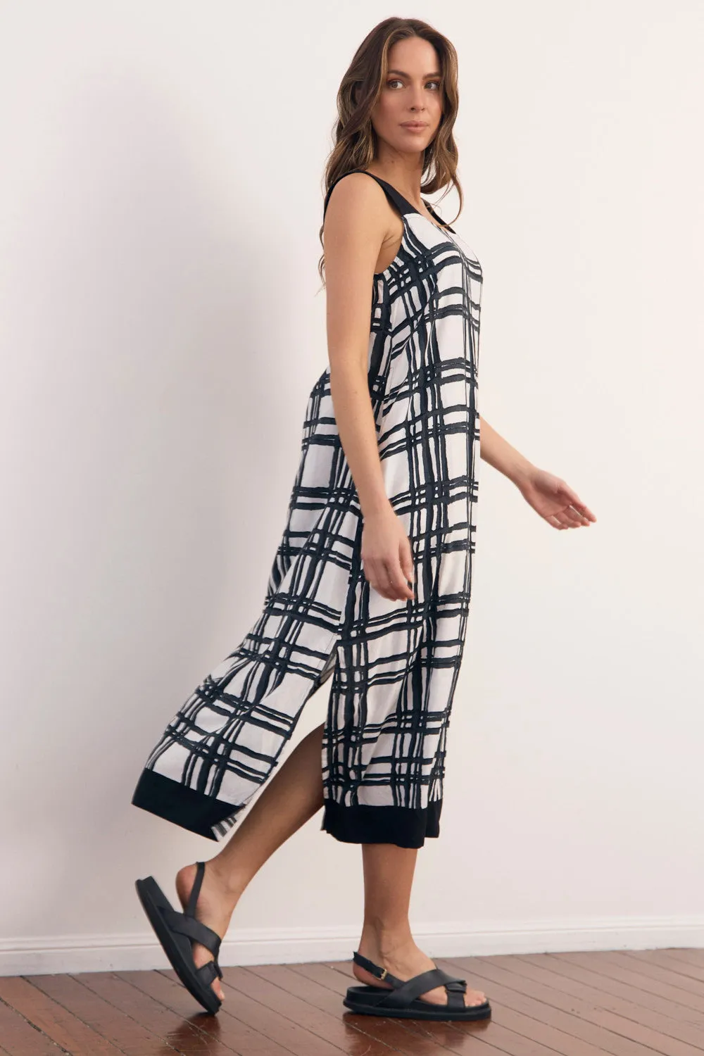 Light Shape Bec Sundress in Check It Out