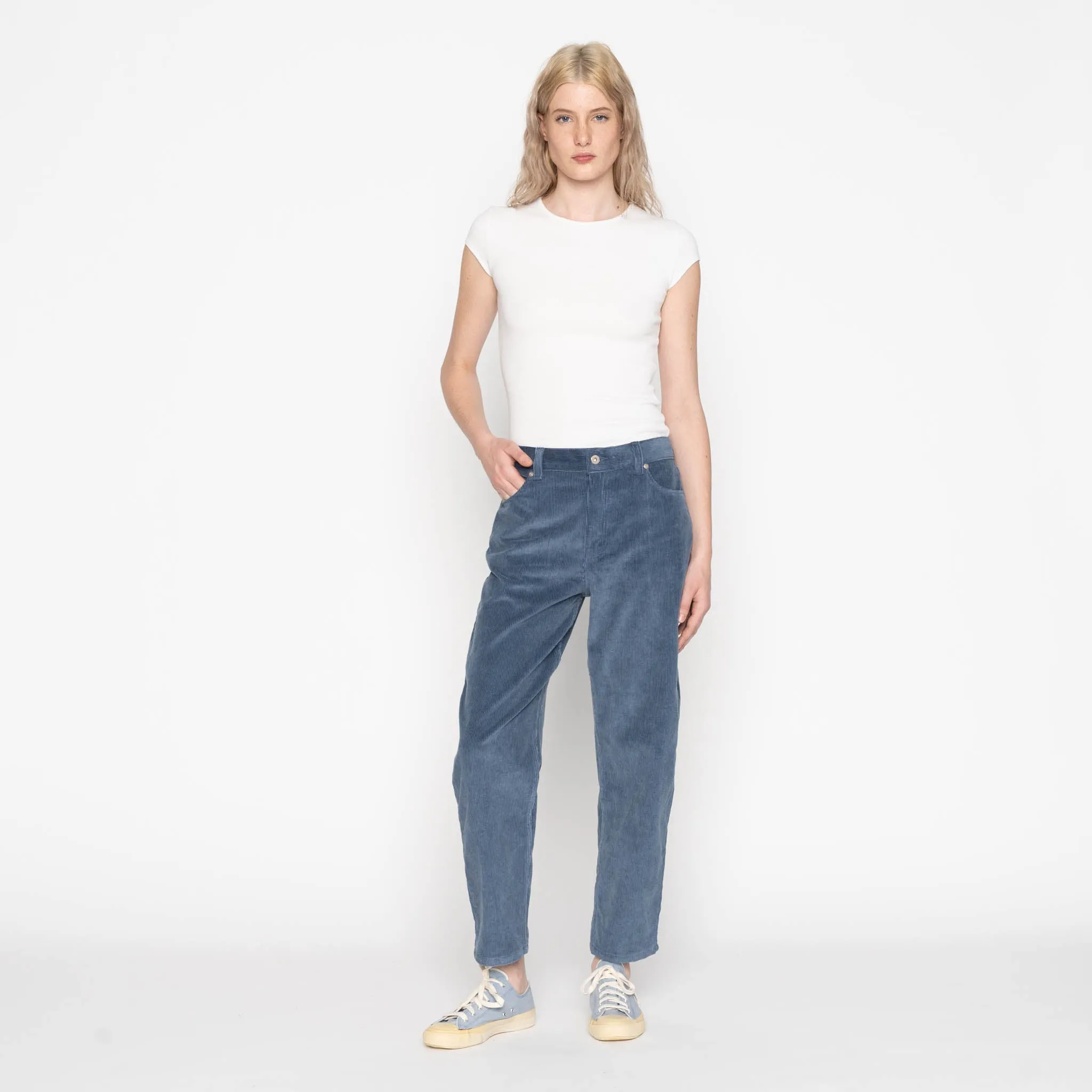 Grab And Go Bestie - Organic Faded Corduroy - Indigo