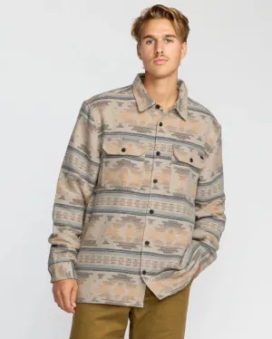 Streetwear Billabong Mens Shirt Offshore Jacquard Long Sleeve Flannel