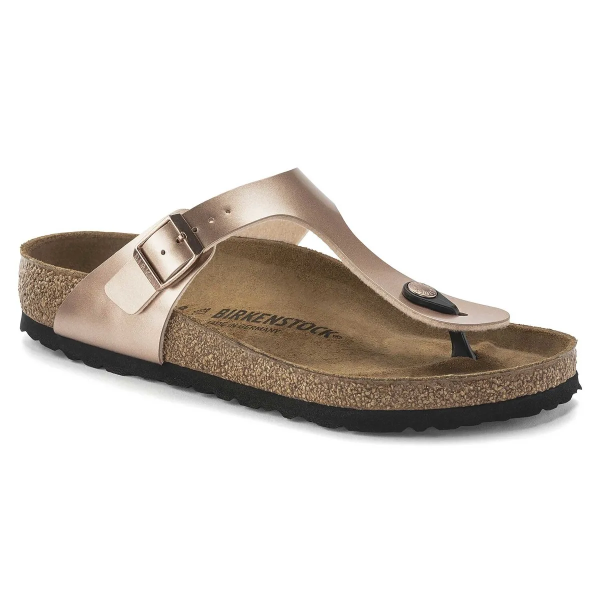 Birkenstock Women's Gizeh Metallic Copper Birko-Flor? Bus Hop