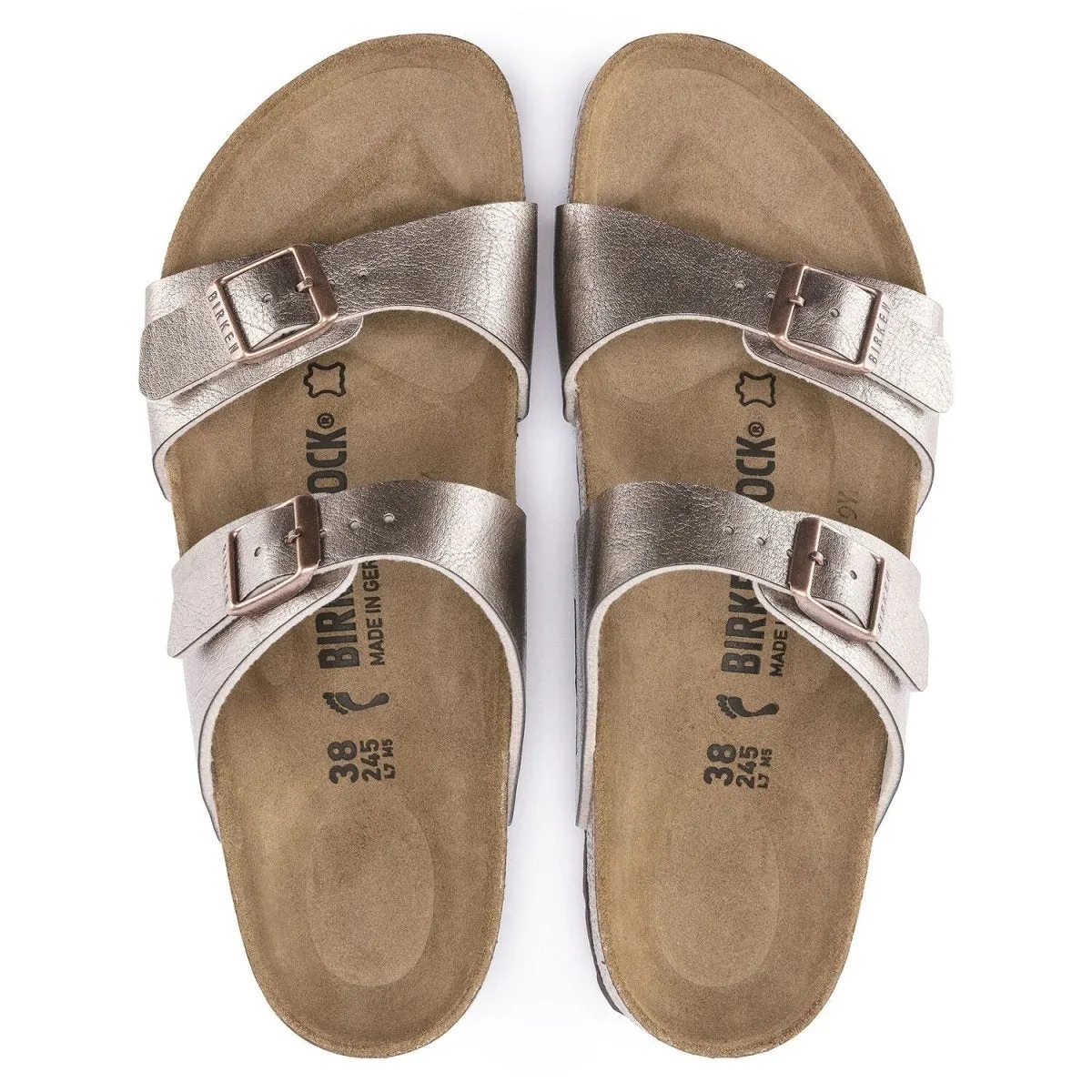 Birkenstock Women's Sydney Graceful Taupe Birko-Flor Hassle free