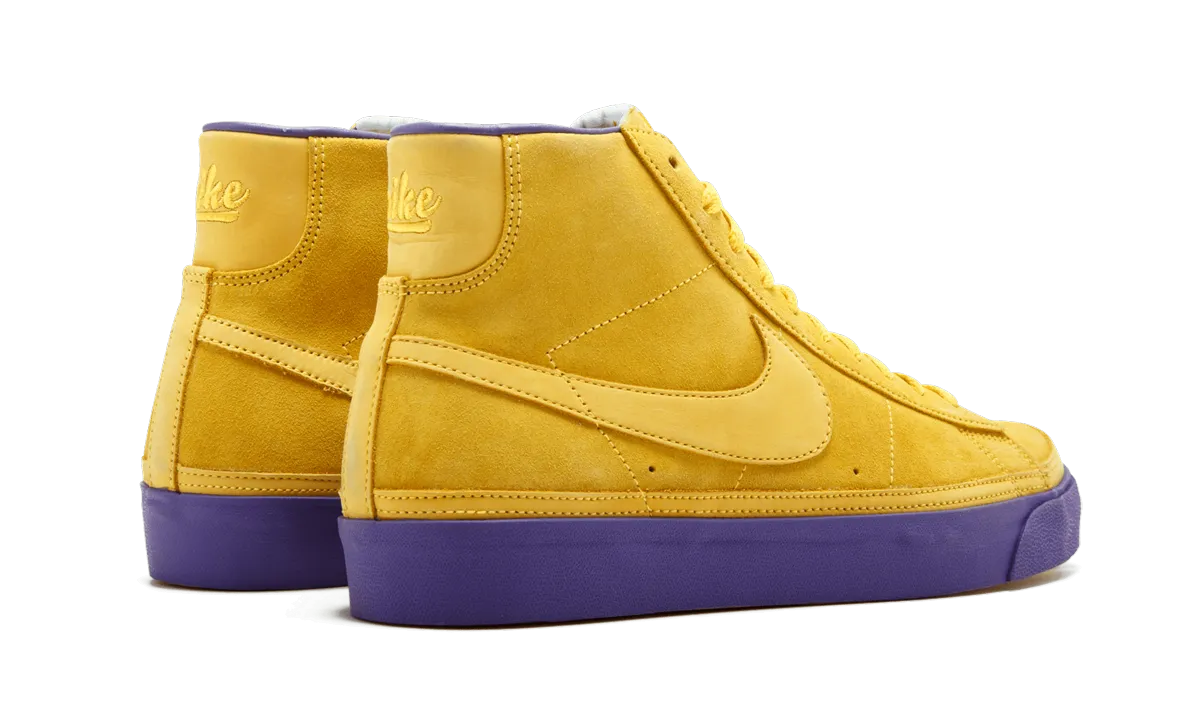 Blazer High Premium "Lakers" Speed Walk genuine leather shoes