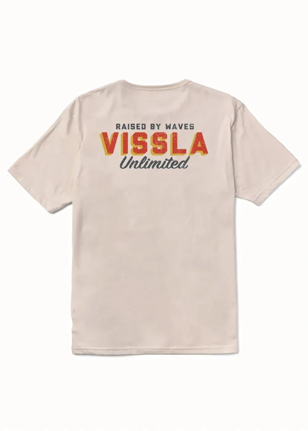 Vissla Mens Shirt Sign Painter Organic Sleek Performance Everyday Wearable