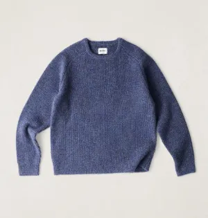 Rhythm Mens Shirt Scramble Crew Knit Essential Casual